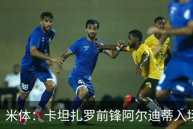 米体：卡坦扎罗前锋阿尔迪蒂入场意外撞伤头部，比赛推迟13分钟